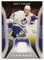 2006-07 SP Game Used Edition Authentic Fabrics Jersey Matt Stajan #AF-SJ
